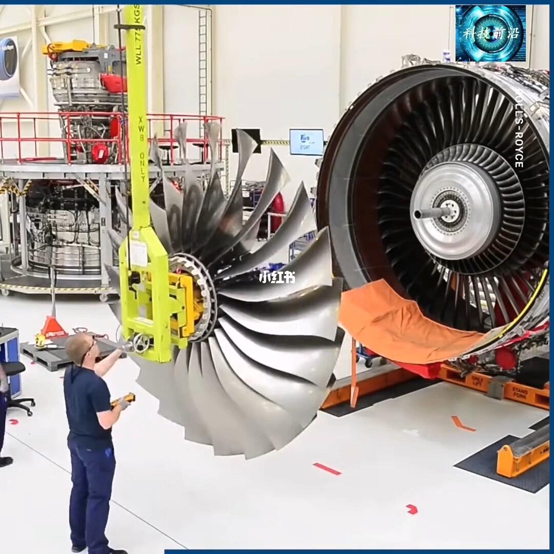 一臺飛機發動機的組裝全部過程堪比科技大片_科技產品_黑科.